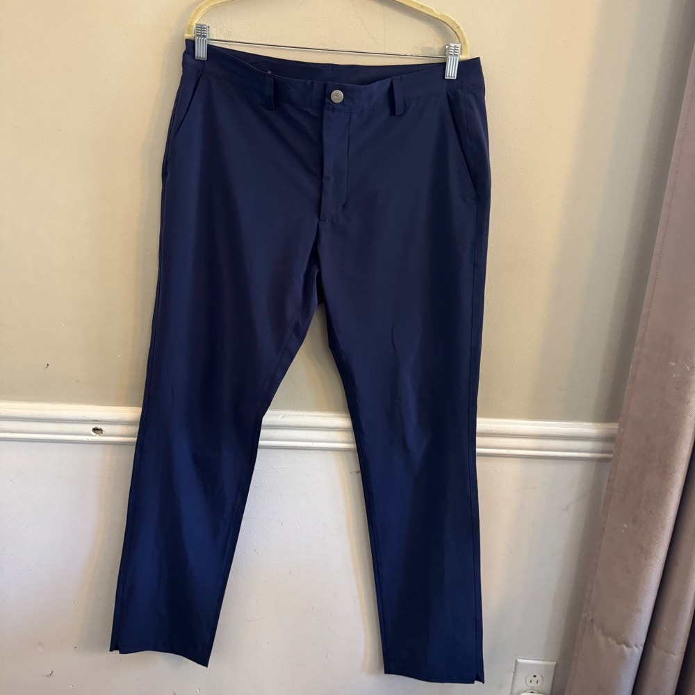 Vineyard Vines Fairway Pant Mens 34x32 Navy Blue Performance Golf Trousers